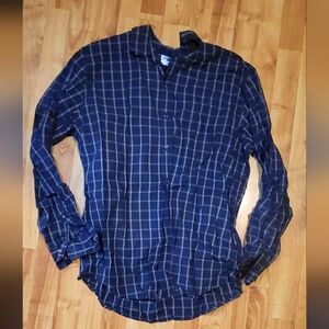 Men's Blue Checkered Shirt